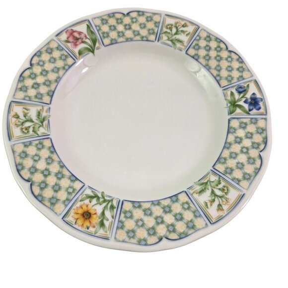 Noritake Homecraft Sonoma Trellis 8.5” Salad Luncheon Plates – Set of 4 - Picture 7 of 16